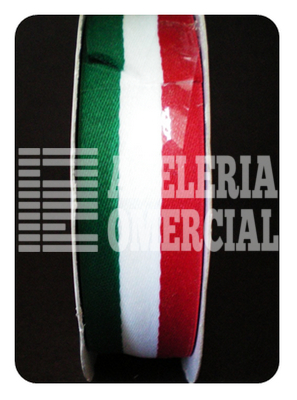 MERCERIA LISTON TRICOLOR #5 C/18 M.